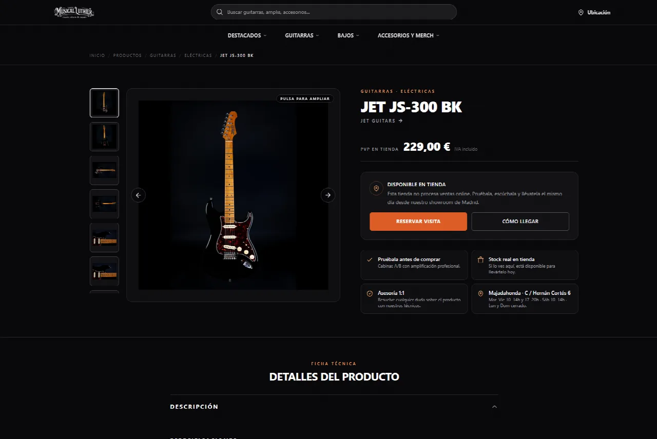 Captura del proyecto Musical Luthier (2 de 3)